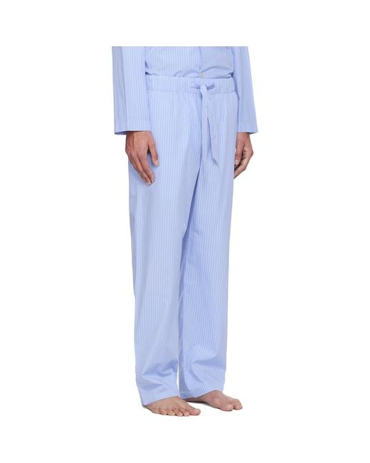 Tekla White Poplin Pyjama Pants for men