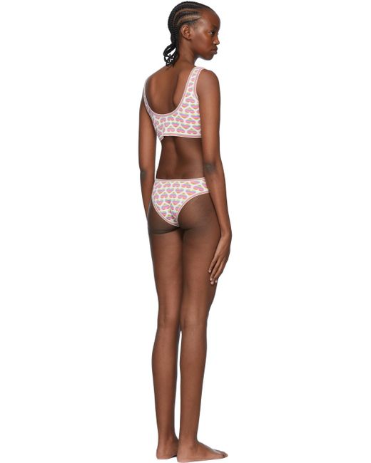 Marco Rambaldi Black Ssense Exclusive Multicolor Viscose Bikini