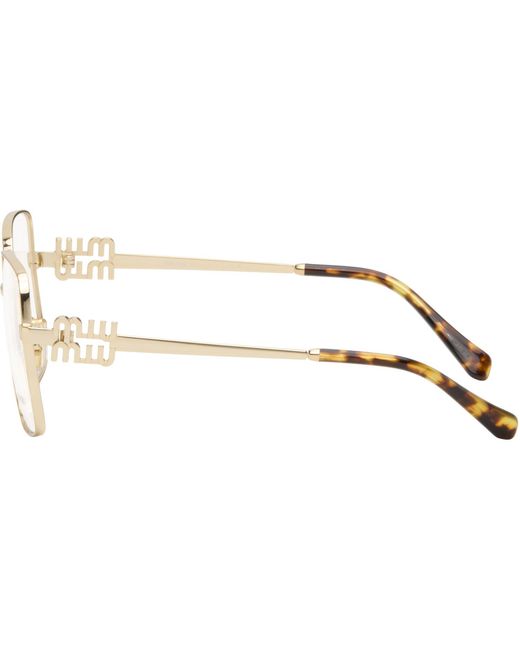 Miu Miu Black Square Glasses