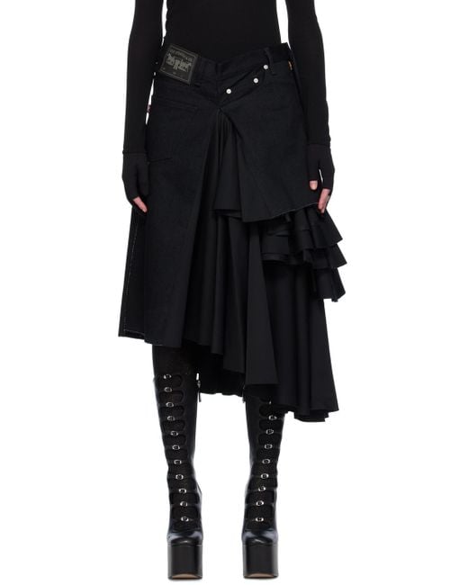 Junya Watanabe Black Levi's Edition Maxi Skirt