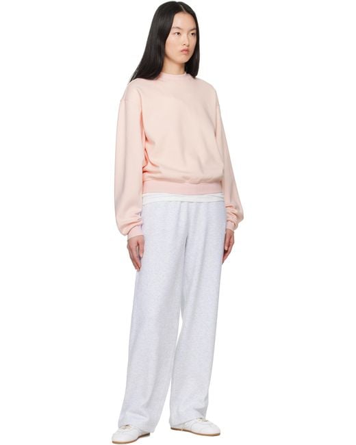 Skims Multicolor Cotton Fleece Classic Crewneck Sweatshirt