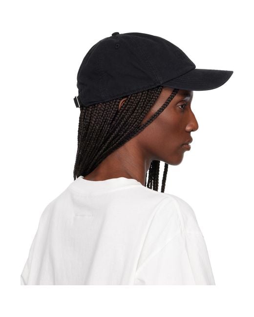 MM6 by Maison Margiela White Embroidered Logo Cap