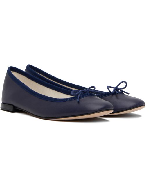 Repetto ネイビー Cendrillon バレエシューズ Black