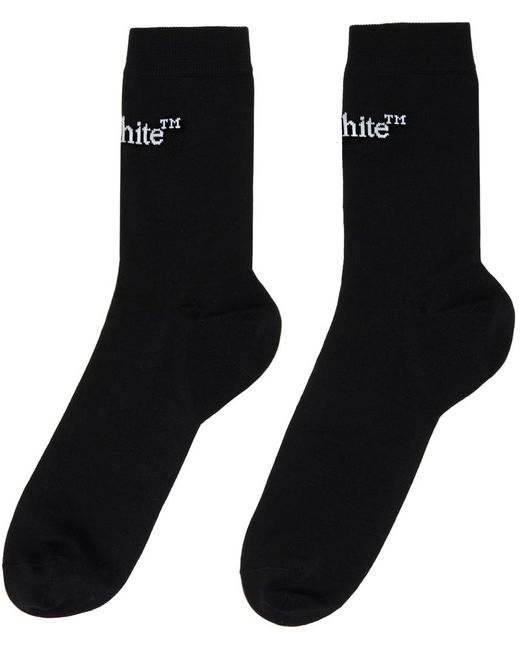 Off-White c/o Virgil Abloh Black Small Logo Socks