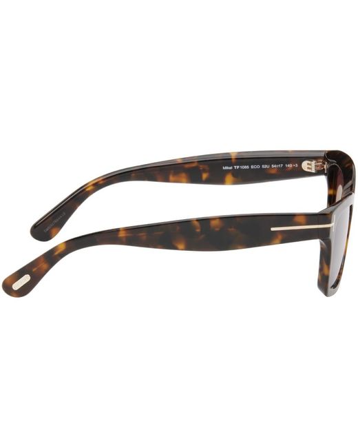 Tom Ford Black Tortoiseshell Mikel Sunglasses for men