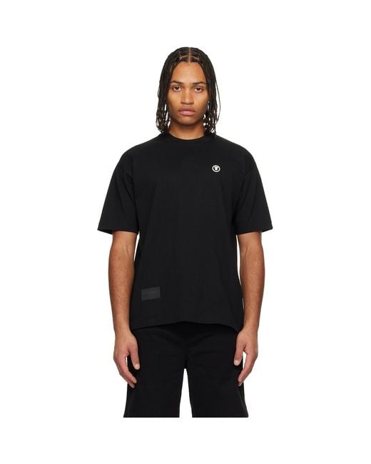 Aape By A Bathing Ape Black 'Aapenow' T-Shirt for men