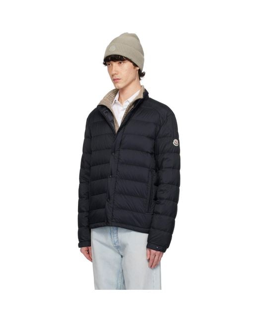 Moncler Black Selves Short Down Jacket for men