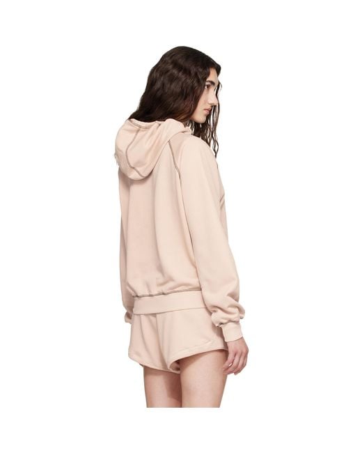 Baserange Pink Fold Hoodie