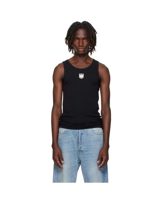 Vetements Black Eagle Tank Top for men