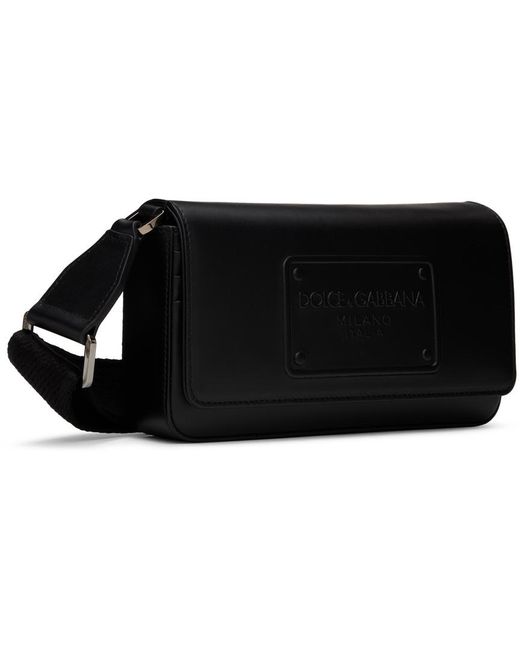 Dolce & Gabbana Black Leather Cross-body Bag for men