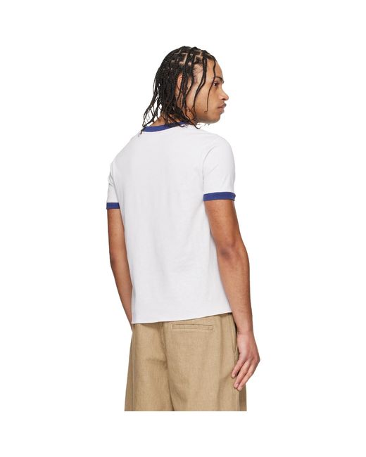 A.P.C. White Jules T-Shirt for men