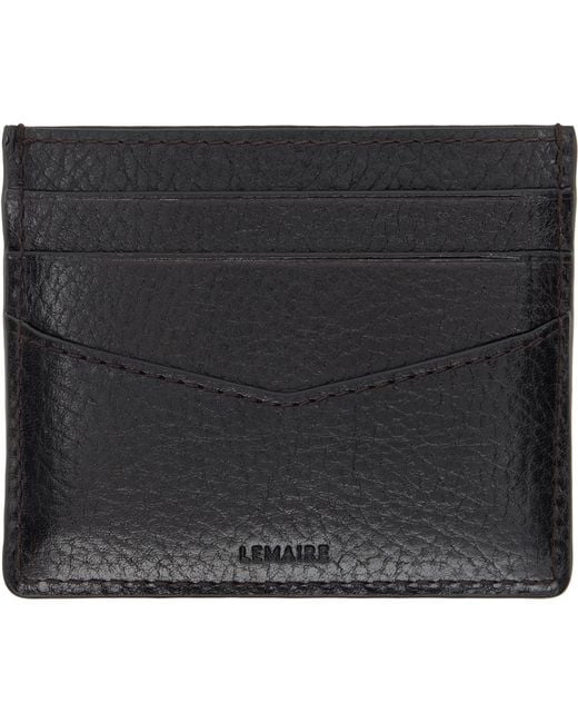 Lemaire Black Gear Card Holder