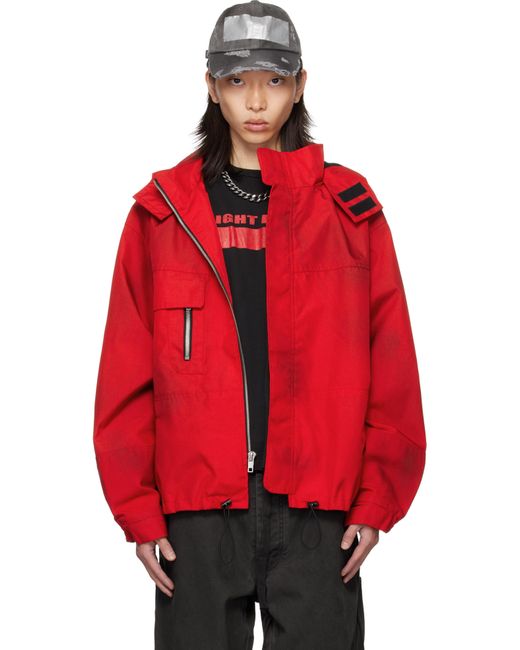 ALEXANDER DIGENOVA Red Short Jacket for men