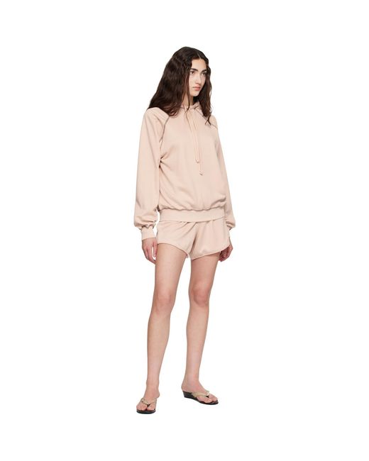 Baserange Pink Fold Hoodie