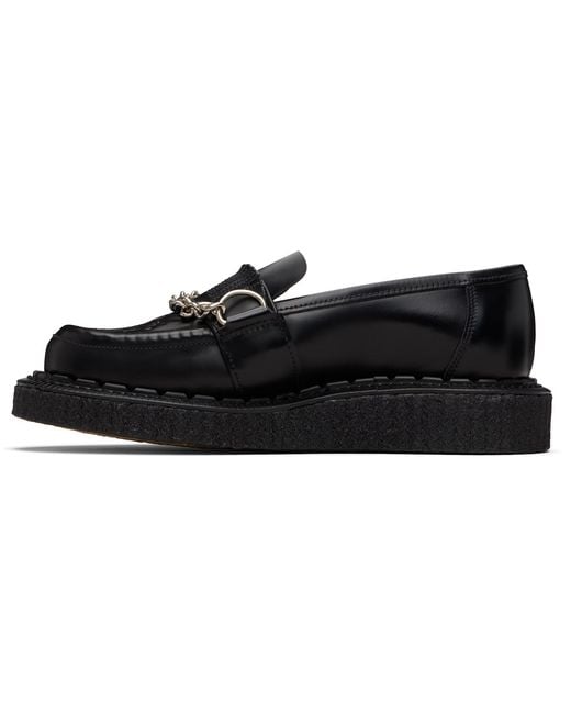 George Cox Black Buxton Loafers