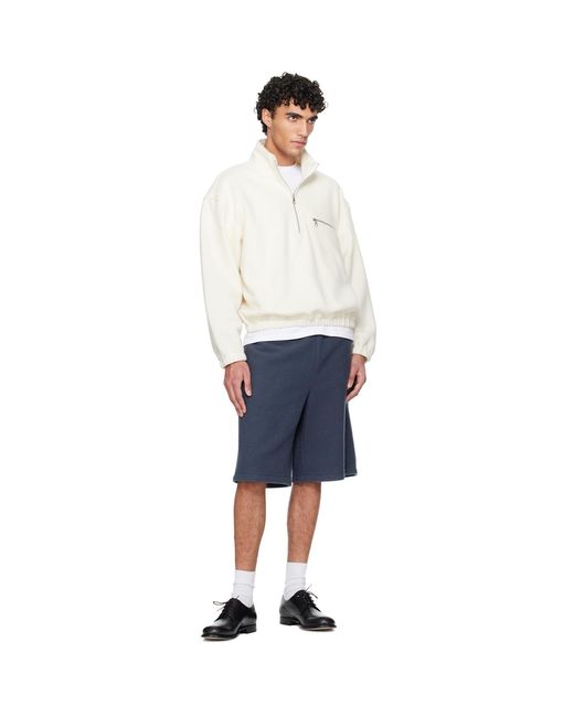 Pull Blanc En Molleton Rier pour homme en coloris White