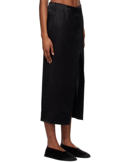 TOVE Black Viola Midi Skirt