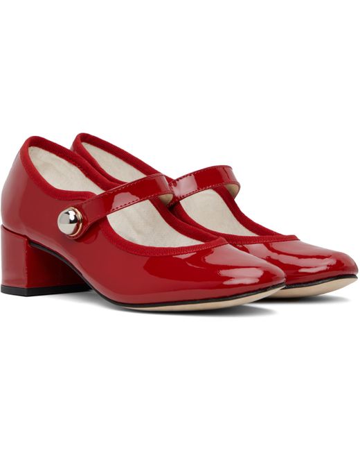 Chaussures De Style Charles Ix À Talon Fabienne Rouges Repetto en coloris Red