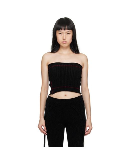 OTTOLINGER Black Patch Tube Top