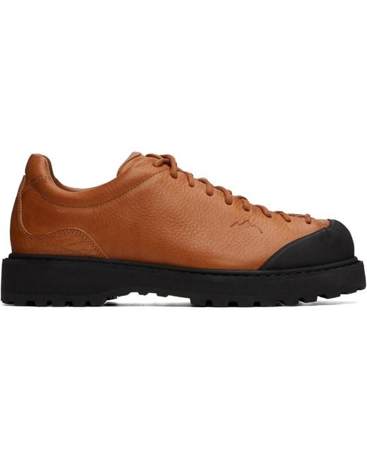 Diemme Brown Tan Ampezzo Derbys for men