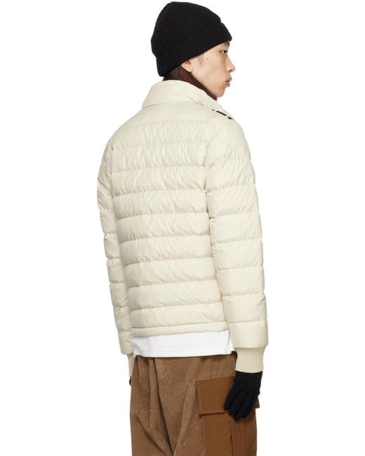 Moncler Natural Beige Barrot Down Jacket for men