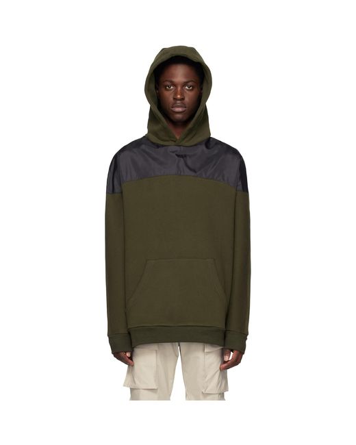 Uncertain Factor Green Khaki Glax Hoodie for men