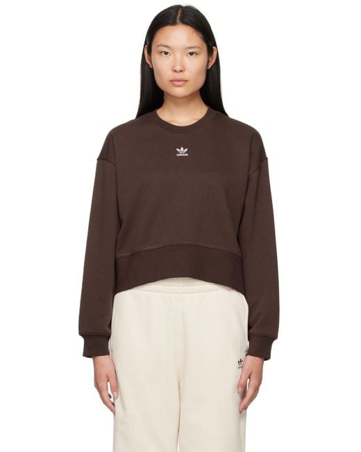 Adidas Originals Brown Adicolor Essentials Sweatshirt