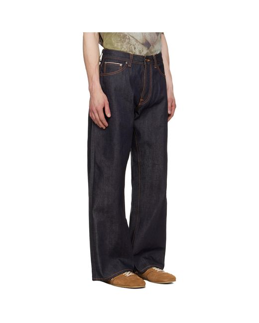 Nudie Jeans Black Loud Larry Jeans for men