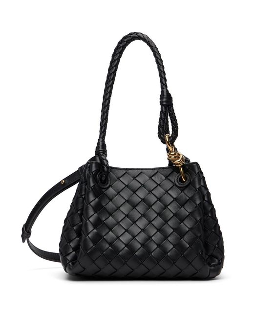 Bottega Veneta Black Small Parachute Bag