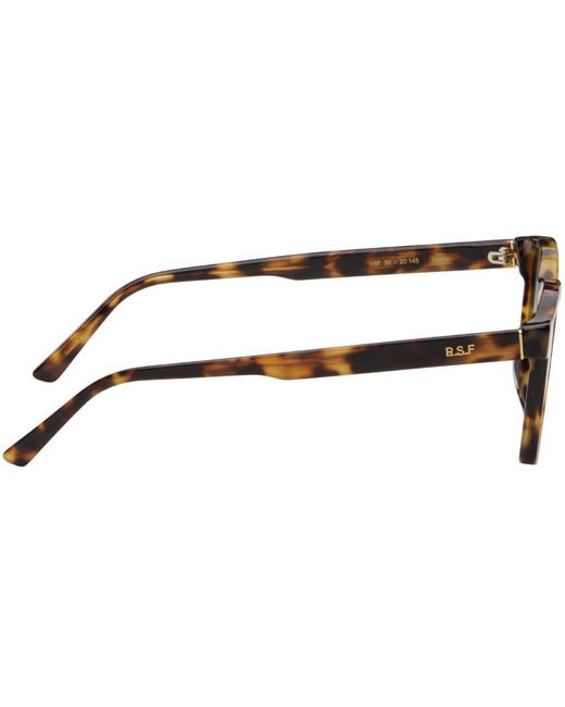 Retrosuperfuture Black Tortoiseshell Unico Sunglasses for men
