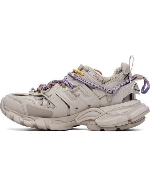 Balenciaga Gray Track Trail Laces Sneakers