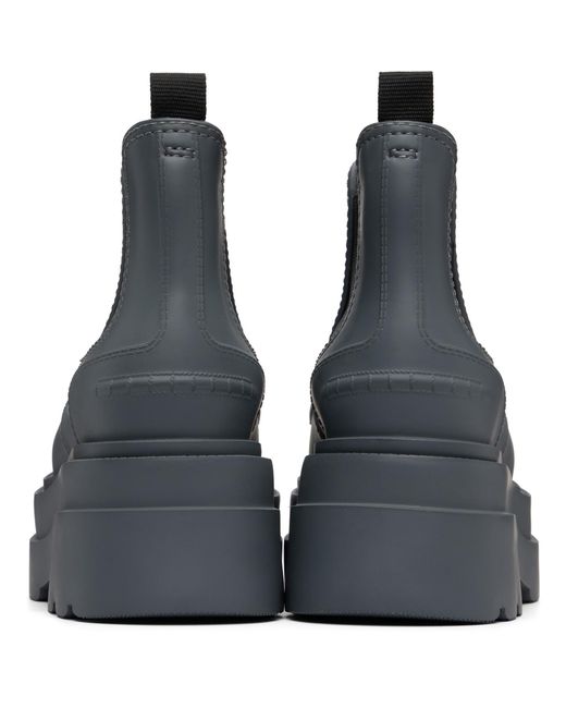 Alexander Wang Blue Carter Platform Rain Boots