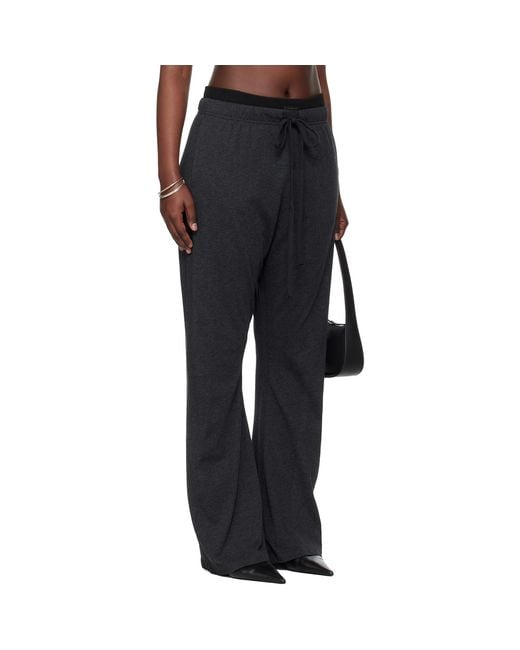 Fear Of God Black Holiday Jersey Flare Lounge Pants