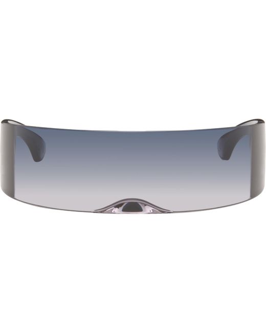 MM6 by Maison Margiela Black Ssense Exclusive Shield Sunglasses