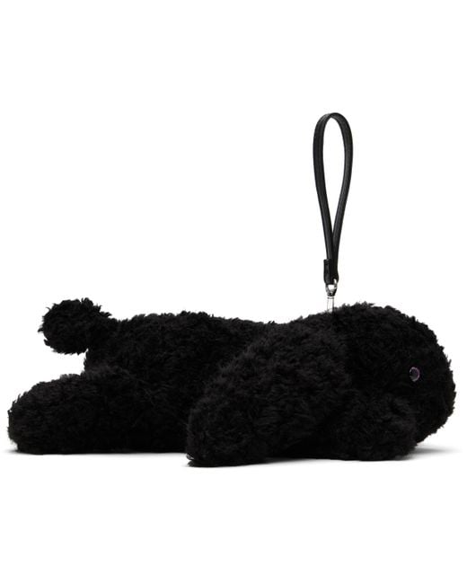 Im Sorry by Petra Collins Black Ssense Exclusive Jennyfax Edition Faux-Fur Bag