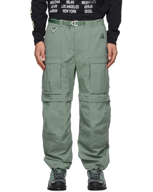 Nike Acg Smith Summit Cargo Pants in Green for Men | Lyst Canada