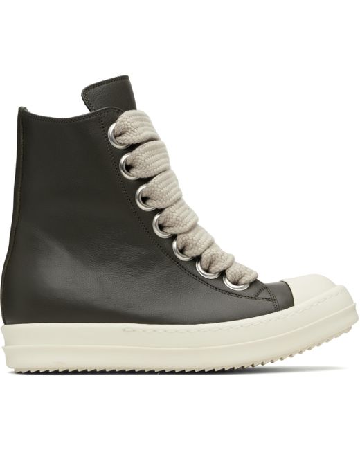 Rick Owens Black Concordians Jumbolace Sneakers