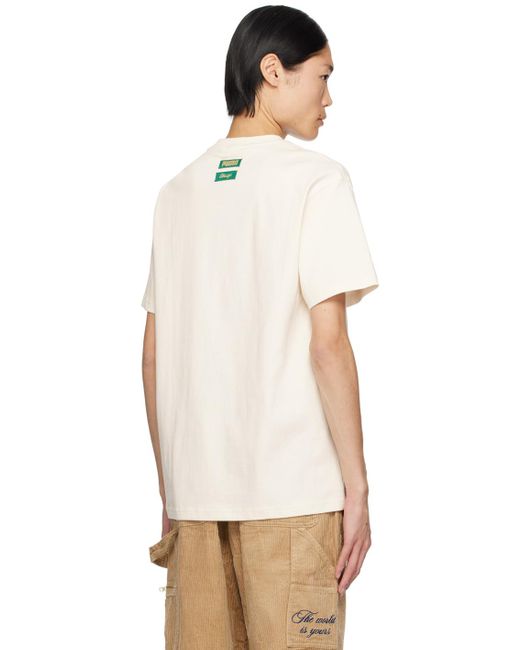 Rhude Natural Off-white Puma Edition T-shirt for men