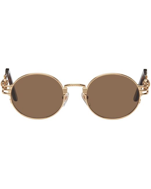 Jean Paul Gaultier Black Rose Gold 56-6106 Sunglasses for men