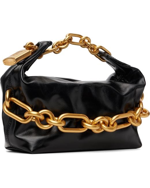 Balmain Black Mini Sync Bag