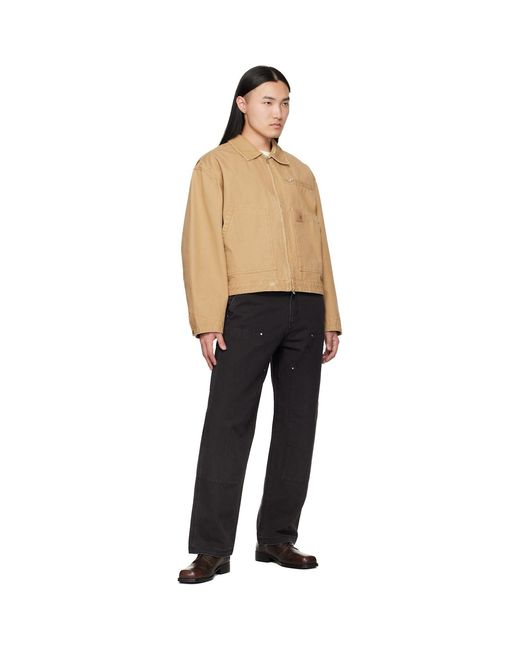 Represent Black Heaton Workwear Jacket for men