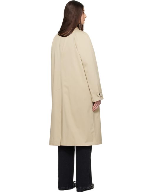 Anine Bing Randy Trench Coat in Black | Lyst