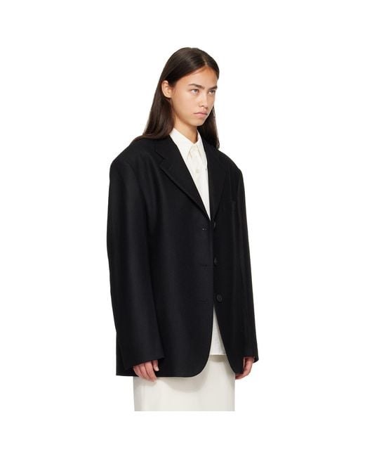 Studio Nicholson Black Sono Blazer