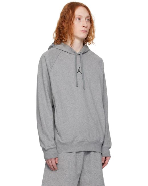Nike Gray Dri-fit Sport Crossover Hoodie for men