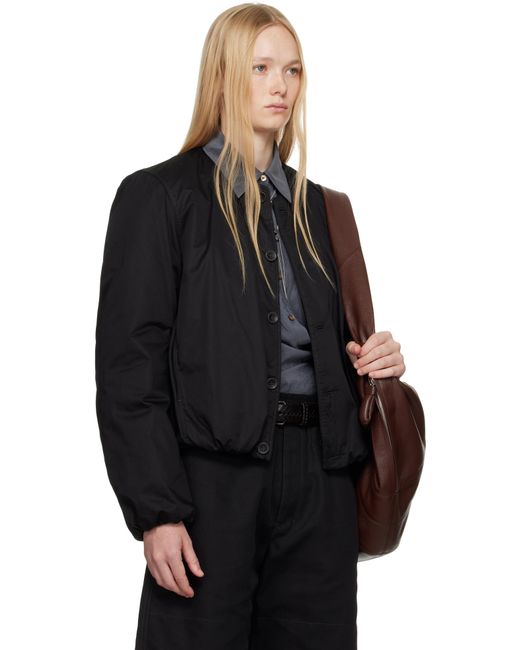 Lemaire ブラック Wadded ボンバージャケット Black