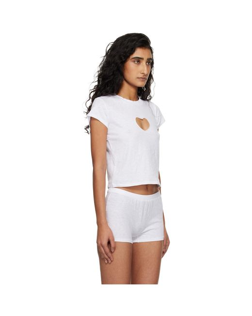 Skims White 'Worn