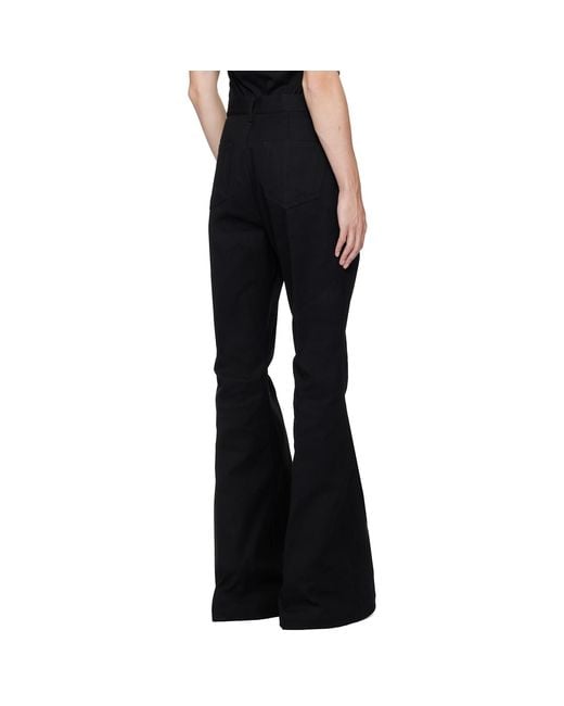 Rick Owens Black Concordians Bolan Jeans for men