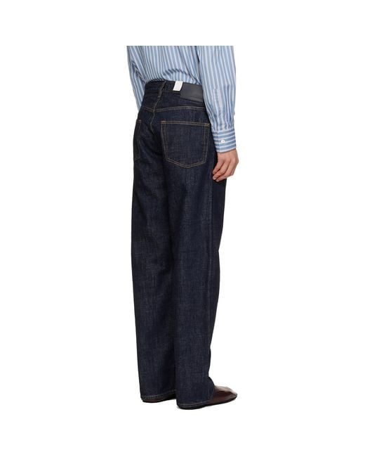 sunflower Blue Loose Jeans for men