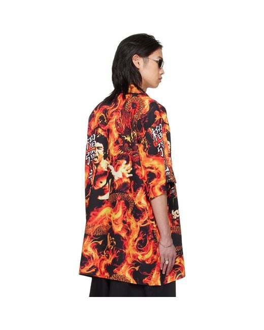 Lu'u Dan Red Bruce Lee X Lựu Đạn & Sleaze Shirt for men