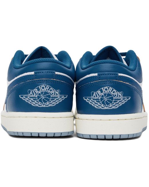 Nike Blue Air Jordan 1 Low Se Sneakers for men